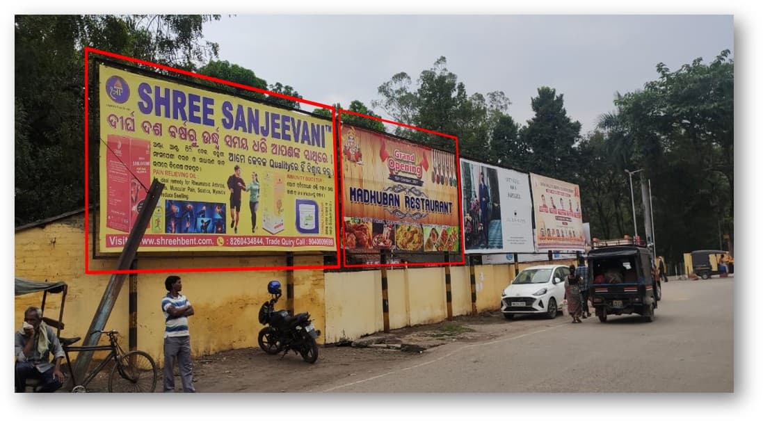 JHARSUGUDA RAILWAY STATION , SIZE- 40’X10’ (NL) (DISPLAY- MADHUBAN)